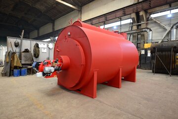 Парогенератор 700 кг жаротрубный